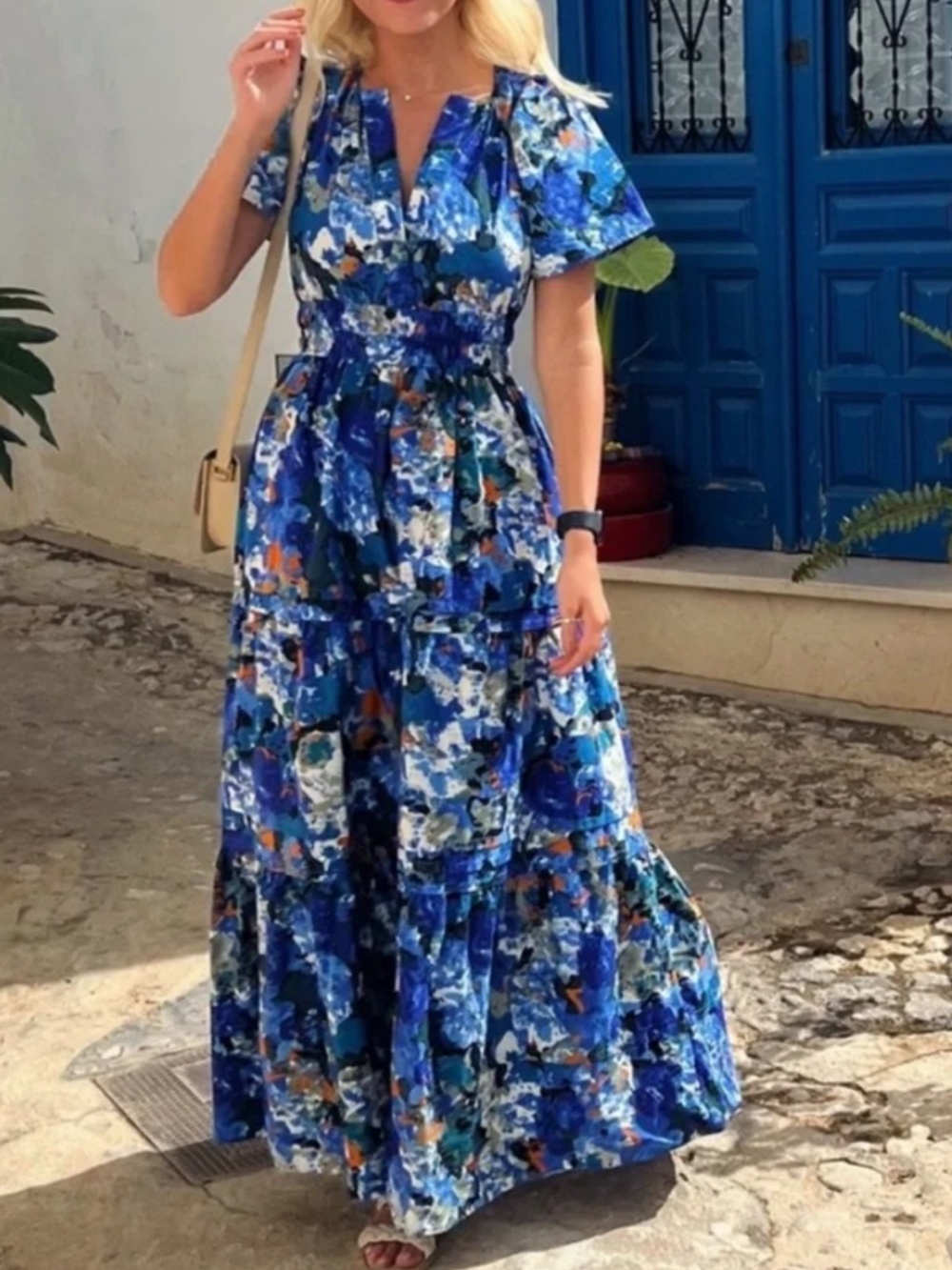 Grecian Blue Dress